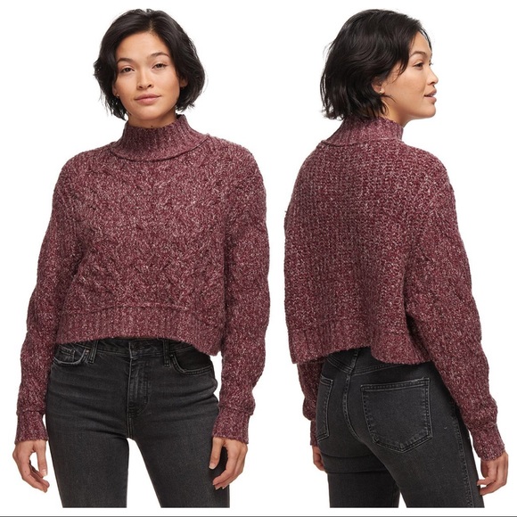 FREE PEOPLE BOHO PULLOVER CHUNKY KNIT SWEATER A2C - Picture 10 of 16